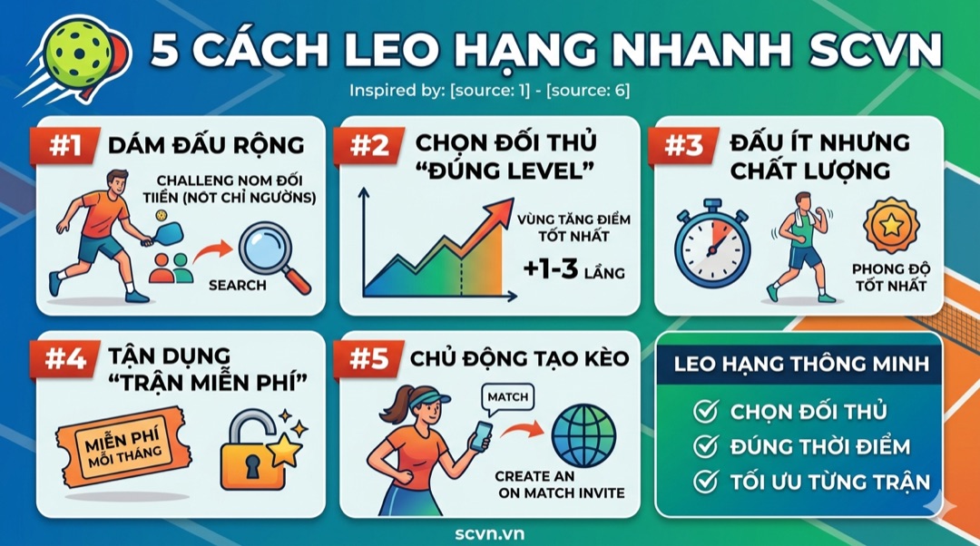 BÀI VIẾT 10: 5 CÁCH LEO HẠNG NHANH MÀ 90% NGƯỜI CHƠI KHÔNG BIẾT